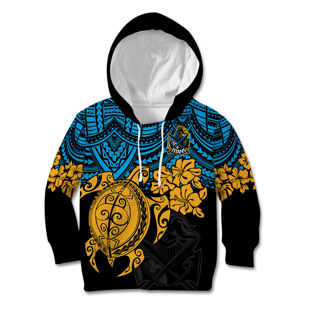 custom-titans-rugby-kid-hoodie-gld-hibiscus-and-turtle-with-polynesian-pattern