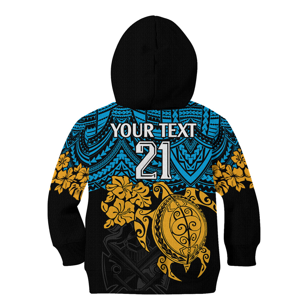 custom-titans-rugby-kid-hoodie-gld-hibiscus-and-turtle-with-polynesian-pattern