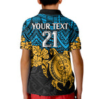 custom-titans-rugby-kid-polo-shirt-gld-hibiscus-and-turtle-with-polynesian-pattern