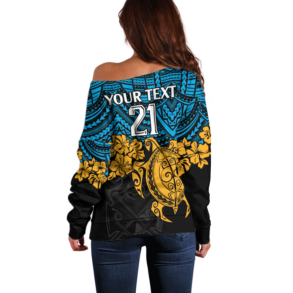 custom-titans-rugby-off-shoulder-sweater-gld-hibiscus-and-turtle-with-polynesian-pattern