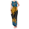 custom-titans-rugby-tank-maxi-dress-gld-hibiscus-and-turtle-with-polynesian-pattern