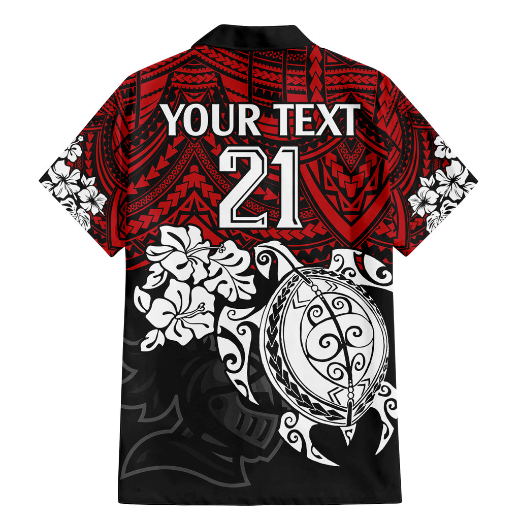 custom-knights-rugby-family-matching-mermaid-dress-and-hawaiian-shirt-novocastrians-hibiscus-and-turtle-with-polynesian-pattern