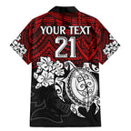 custom-knights-rugby-family-matching-mermaid-dress-and-hawaiian-shirt-novocastrians-hibiscus-and-turtle-with-polynesian-pattern