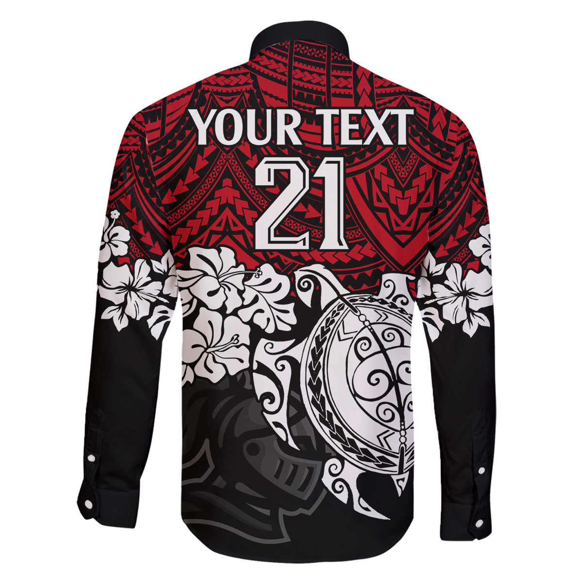 custom-knights-rugby-family-matching-off-shoulder-short-dress-and-hawaiian-shirt-novocastrians-hibiscus-and-turtle-with-polynesian-pattern
