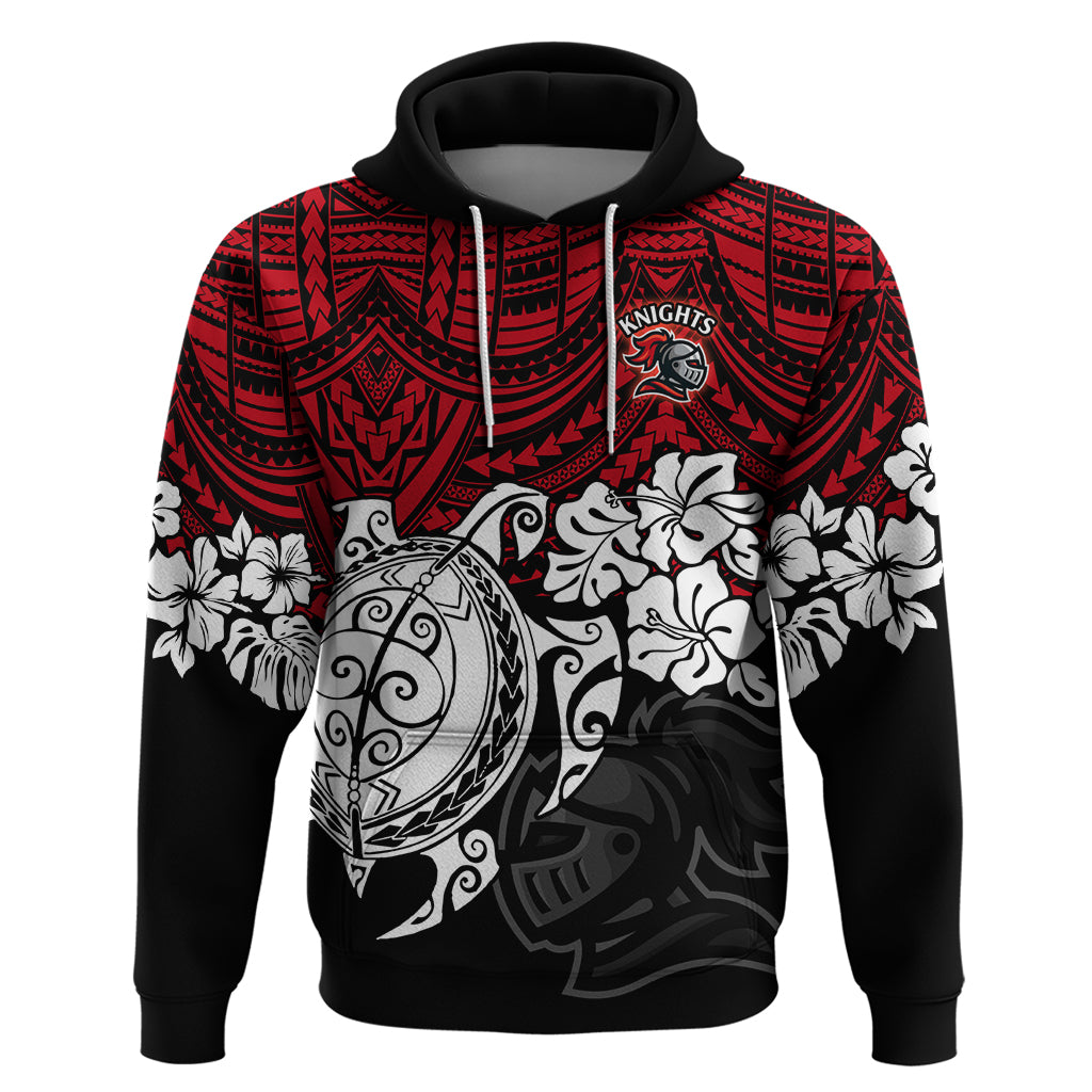 custom-knights-rugby-hoodie-novocastrians-hibiscus-and-turtle-with-polynesian-pattern