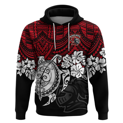 custom-knights-rugby-hoodie-novocastrians-hibiscus-and-turtle-with-polynesian-pattern