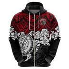 custom-knights-rugby-hoodie-novocastrians-hibiscus-and-turtle-with-polynesian-pattern