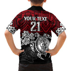 custom-knights-rugby-kid-hawaiian-shirt-novocastrians-hibiscus-and-turtle-with-polynesian-pattern