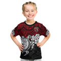 custom-knights-rugby-kid-t-shirt-novocastrians-hibiscus-and-turtle-with-polynesian-pattern