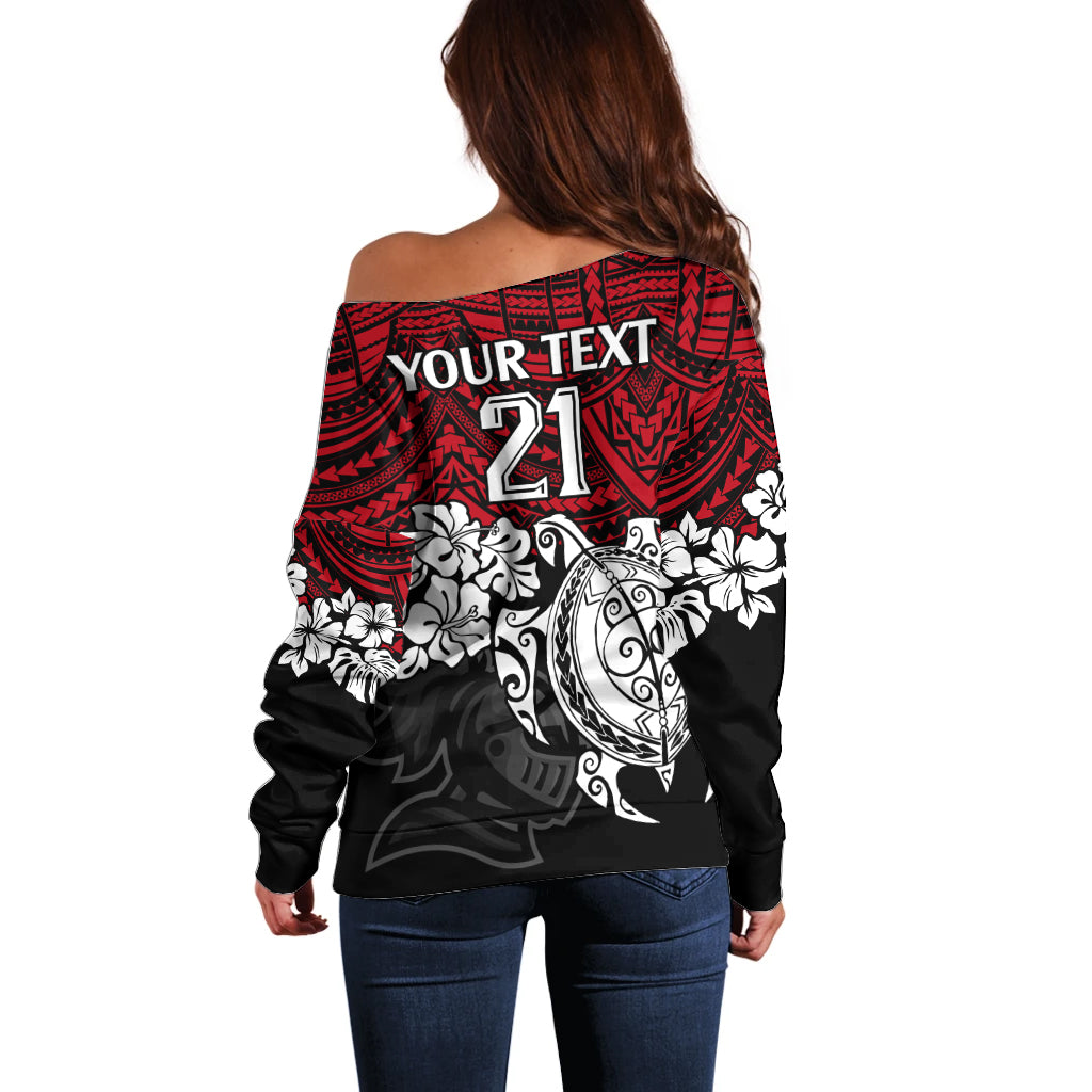 custom-knights-rugby-off-shoulder-sweater-novocastrians-hibiscus-and-turtle-with-polynesian-pattern