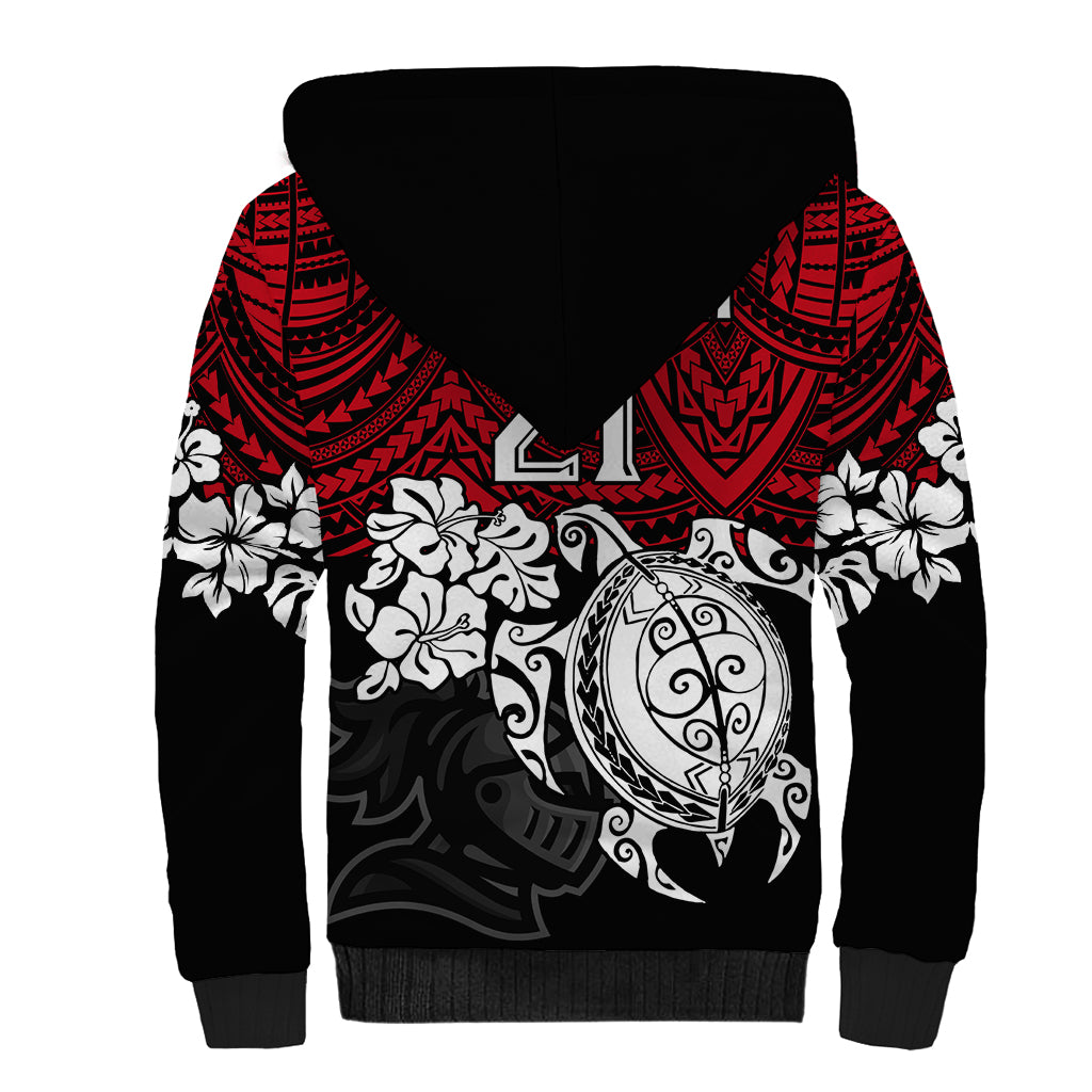 custom-knights-rugby-sherpa-hoodie-novocastrians-hibiscus-and-turtle-with-polynesian-pattern