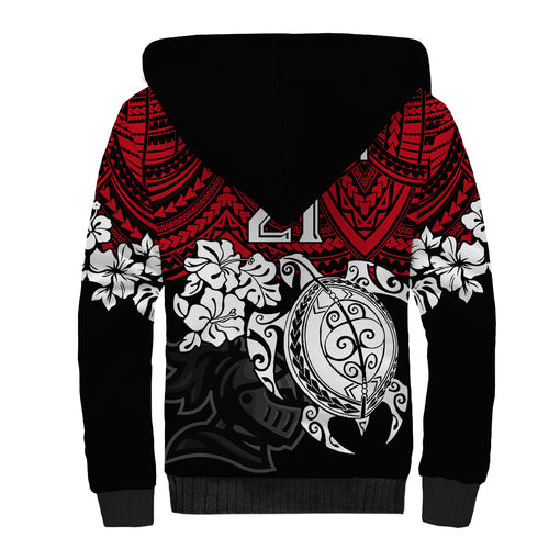 custom-knights-rugby-sherpa-hoodie-novocastrians-hibiscus-and-turtle-with-polynesian-pattern