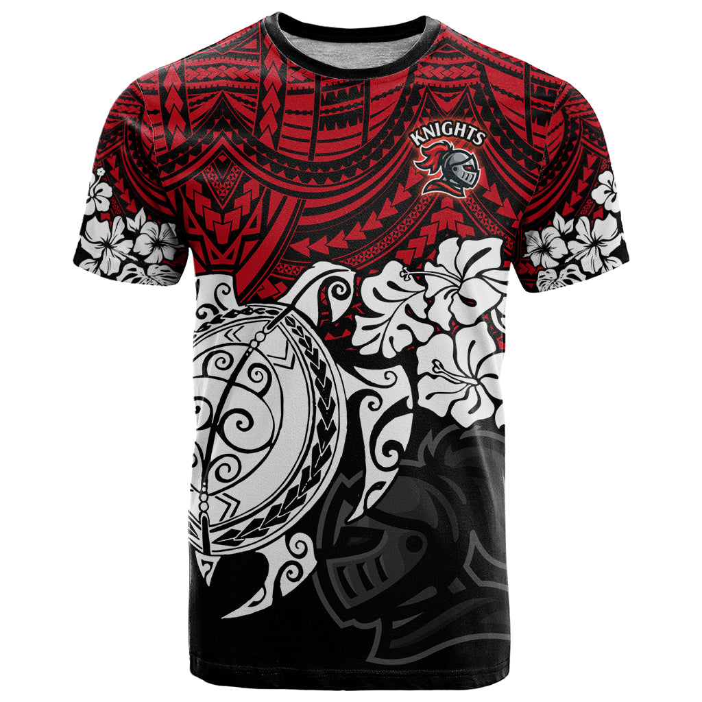 custom-knights-rugby-t-shirt-novocastrians-hibiscus-and-turtle-with-polynesian-pattern