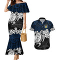 custom-cowboys-rugby-couples-matching-mermaid-dress-and-hawaiian-shirt-hibiscus-and-turtle-with-polynesian-pattern
