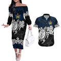 custom-cowboys-rugby-couples-matching-off-the-shoulder-long-sleeve-dress-and-hawaiian-shirt-hibiscus-and-turtle-with-polynesian-pattern