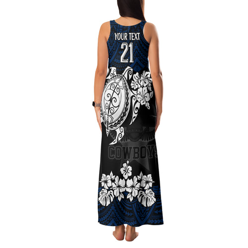 custom-cowboys-rugby-family-matching-tank-maxi-dress-and-hawaiian-shirt-hibiscus-and-turtle-with-polynesian-pattern