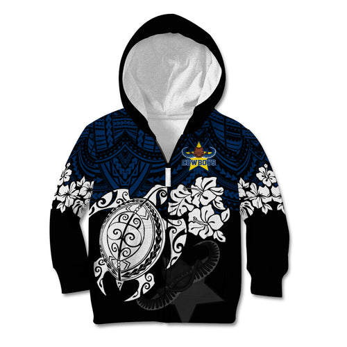 custom-cowboys-rugby-kid-hoodie-hibiscus-and-turtle-with-polynesian-pattern