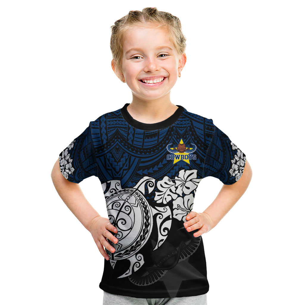custom-cowboys-rugby-kid-t-shirt-hibiscus-and-turtle-with-polynesian-pattern