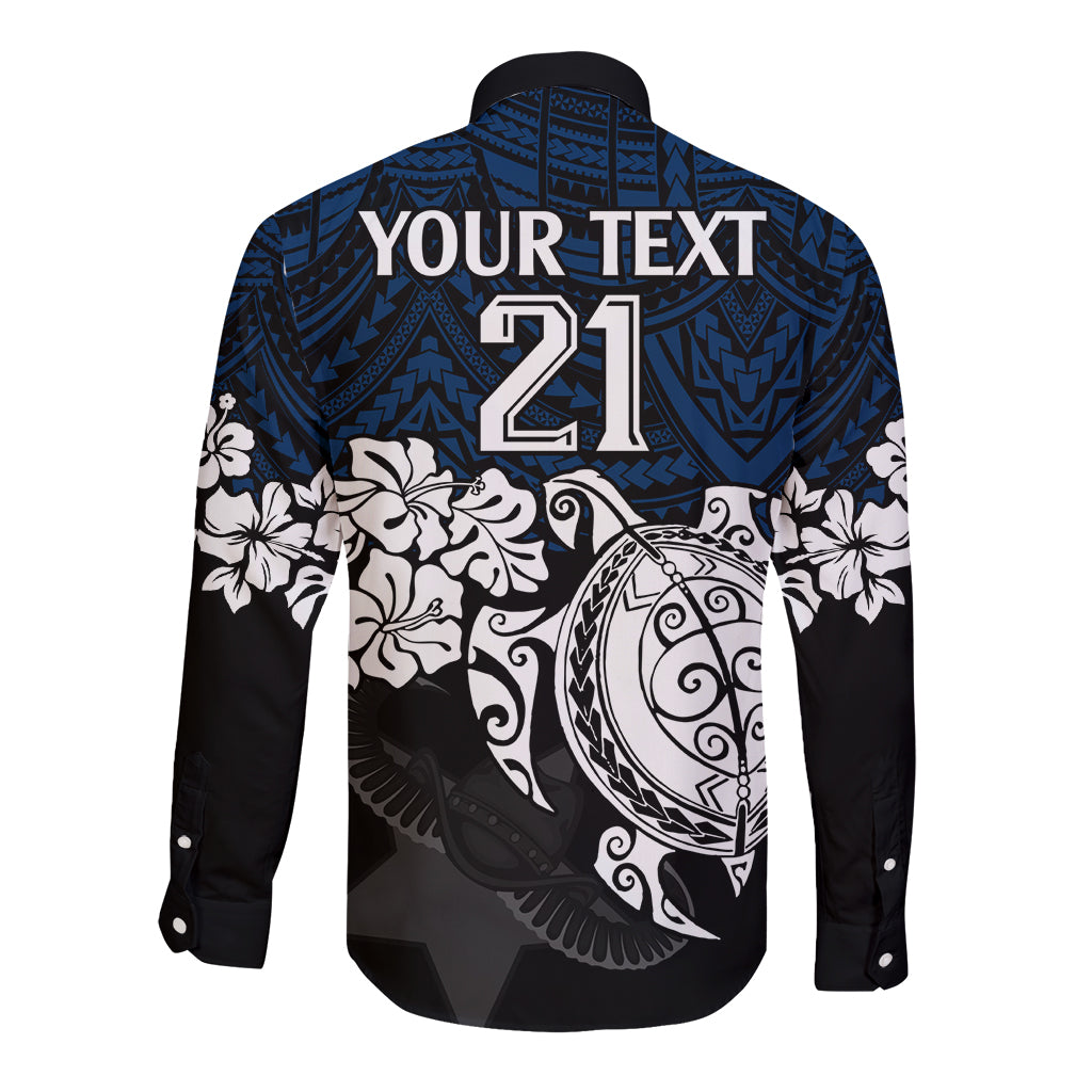 custom-cowboys-rugby-long-sleeve-button-shirt-hibiscus-and-turtle-with-polynesian-pattern