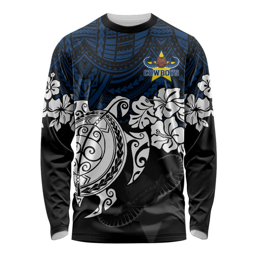 custom-cowboys-rugby-long-sleeve-shirt-hibiscus-and-turtle-with-polynesian-pattern