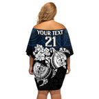 custom-cowboys-rugby-off-shoulder-short-dress-hibiscus-and-turtle-with-polynesian-pattern