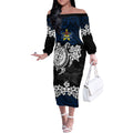 custom-cowboys-rugby-off-the-shoulder-long-sleeve-dress-hibiscus-and-turtle-with-polynesian-pattern