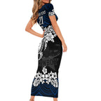 custom-cowboys-rugby-short-sleeve-bodycon-dress-hibiscus-and-turtle-with-polynesian-pattern