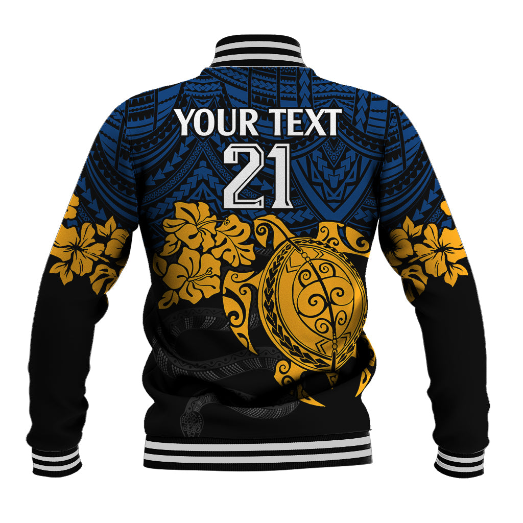 custom-parra-eels-rugby-baseball-jacket-hibiscus-and-turtle-with-polynesian-pattern
