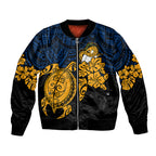 custom-parra-eels-rugby-bomber-jacket-hibiscus-and-turtle-with-polynesian-pattern