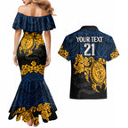 custom-parra-eels-rugby-couples-matching-mermaid-dress-and-hawaiian-shirt-hibiscus-and-turtle-with-polynesian-pattern