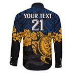custom-parra-eels-rugby-family-matching-off-shoulder-short-dress-and-hawaiian-shirt-hibiscus-and-turtle-with-polynesian-pattern