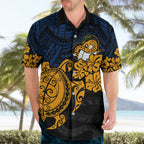 custom-parra-eels-rugby-hawaiian-shirt-hibiscus-and-turtle-with-polynesian-pattern