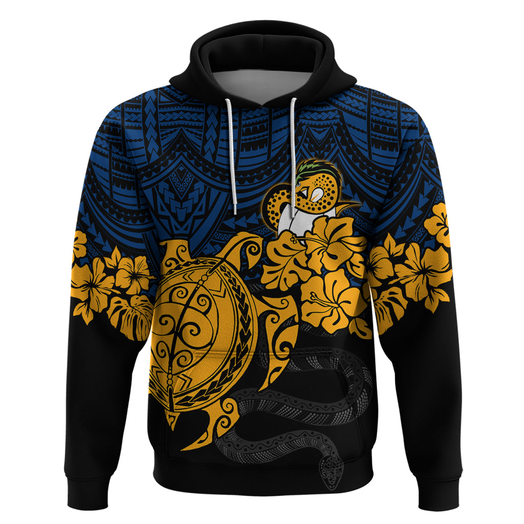 custom-parra-eels-rugby-hoodie-hibiscus-and-turtle-with-polynesian-pattern