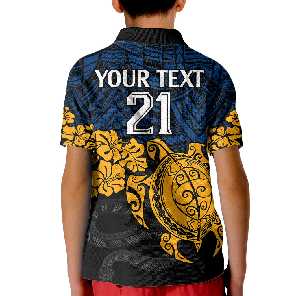 custom-parra-eels-rugby-kid-polo-shirt-hibiscus-and-turtle-with-polynesian-pattern