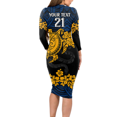 custom-parra-eels-rugby-long-sleeve-bodycon-dress-hibiscus-and-turtle-with-polynesian-pattern