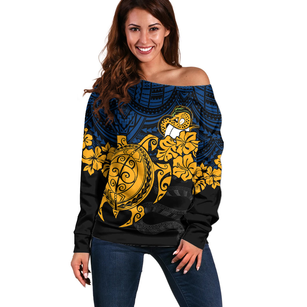 custom-parra-eels-rugby-off-shoulder-sweater-hibiscus-and-turtle-with-polynesian-pattern