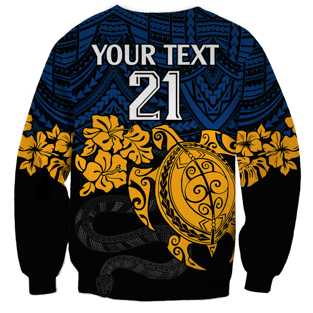 custom-parra-eels-rugby-sweatshirt-hibiscus-and-turtle-with-polynesian-pattern