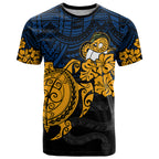 custom-parra-eels-rugby-t-shirt-hibiscus-and-turtle-with-polynesian-pattern