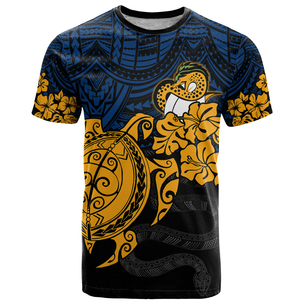 custom-parra-eels-rugby-t-shirt-hibiscus-and-turtle-with-polynesian-pattern
