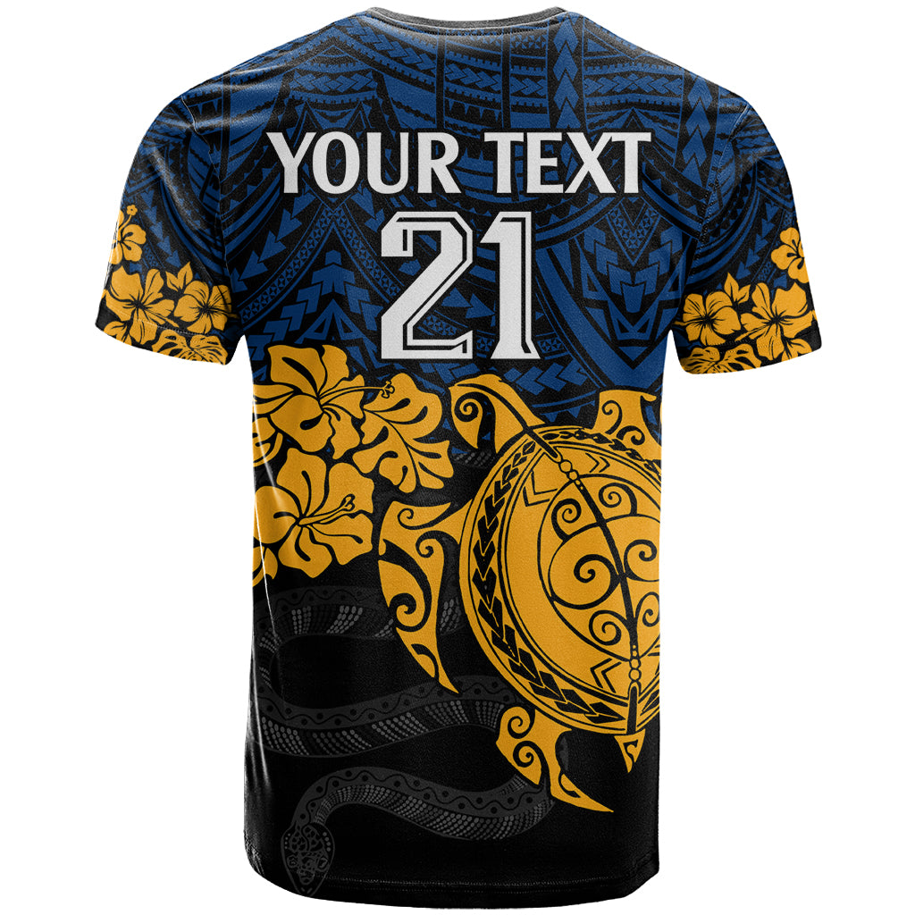 custom-parra-eels-rugby-t-shirt-hibiscus-and-turtle-with-polynesian-pattern