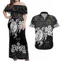 custom-panthers-rugby-couples-matching-off-shoulder-maxi-dress-and-hawaiian-shirt-penrith-hibiscus-and-turtle-with-polynesian-pattern