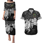 custom-panthers-rugby-couples-matching-puletasi-dress-and-hawaiian-shirt-penrith-hibiscus-and-turtle-with-polynesian-pattern