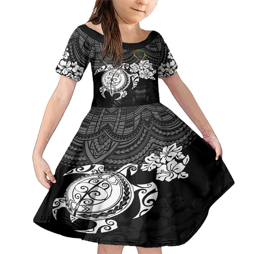 custom-panthers-rugby-family-matching-mermaid-dress-and-hawaiian-shirt-penrith-hibiscus-and-turtle-with-polynesian-pattern