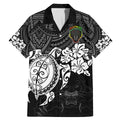 custom-panthers-rugby-family-matching-mermaid-dress-and-hawaiian-shirt-penrith-hibiscus-and-turtle-with-polynesian-pattern