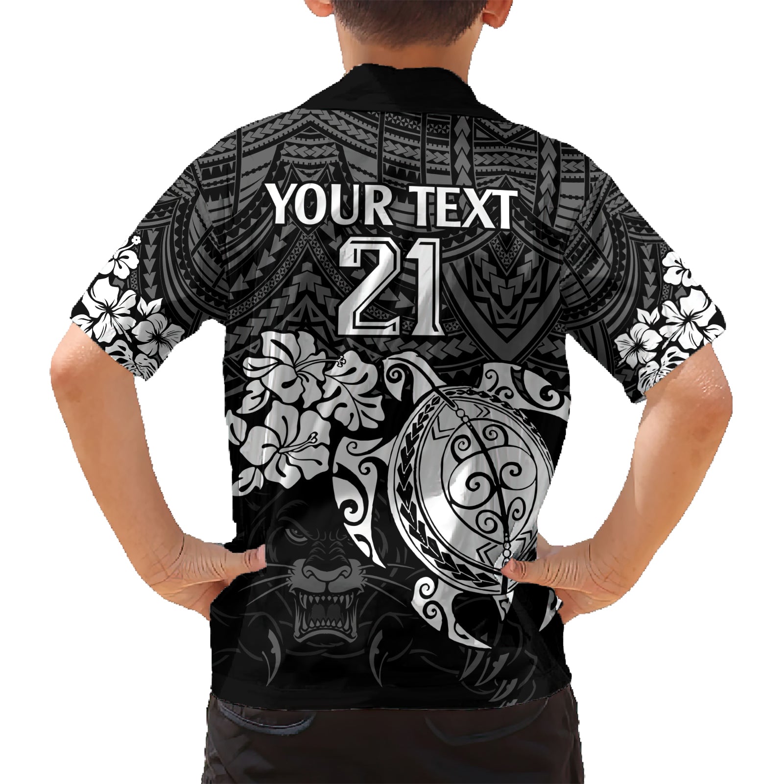 custom-panthers-rugby-hawaiian-shirt-penrith-hibiscus-and-turtle-with-polynesian-pattern