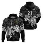 custom-panthers-rugby-hoodie-penrith-hibiscus-and-turtle-with-polynesian-pattern