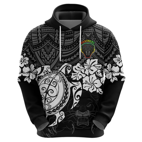 custom-panthers-rugby-hoodie-penrith-hibiscus-and-turtle-with-polynesian-pattern