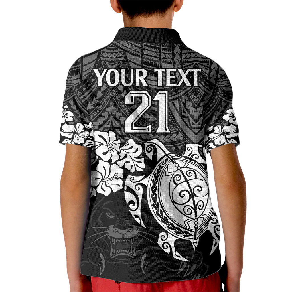 custom-panthers-rugby-kid-polo-shirt-penrith-hibiscus-and-turtle-with-polynesian-pattern