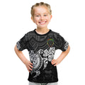 custom-panthers-rugby-kid-t-shirt-penrith-hibiscus-and-turtle-with-polynesian-pattern