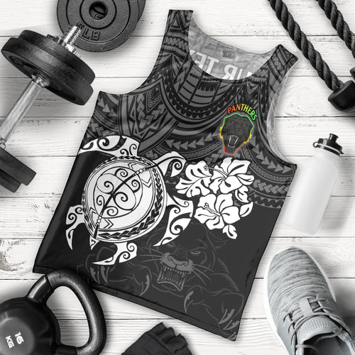 custom-panthers-rugby-men-tank-top-penrith-hibiscus-and-turtle-with-polynesian-pattern
